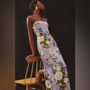 Reformation Frankie Silk Dress